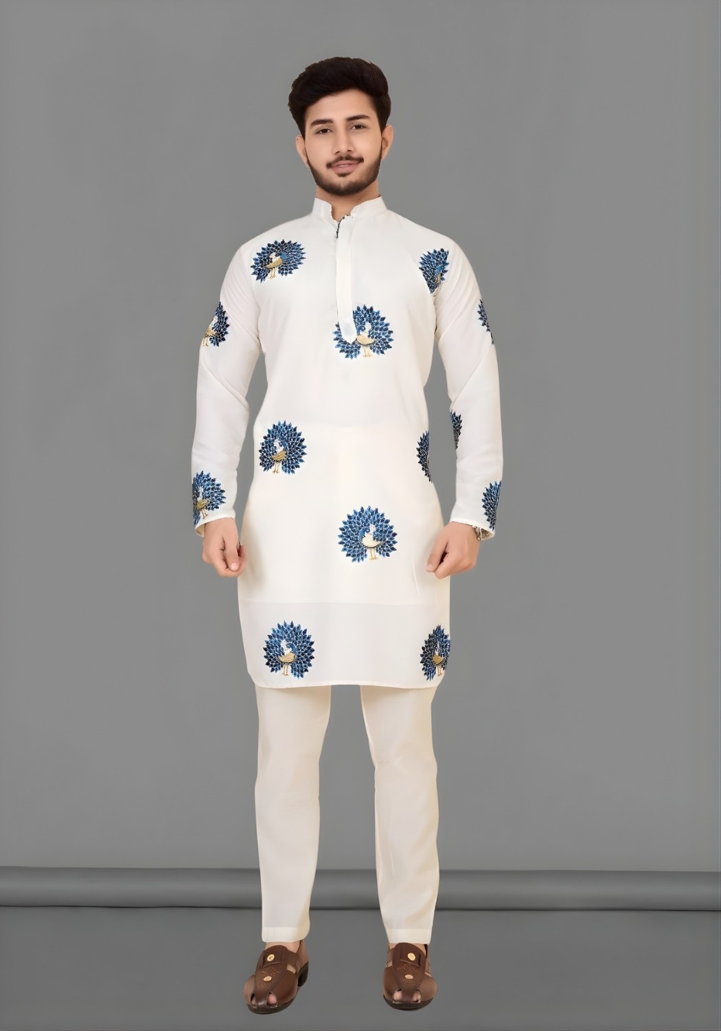 PEACOCK Classic Wear Mens Kurta Pith Pajama Collection