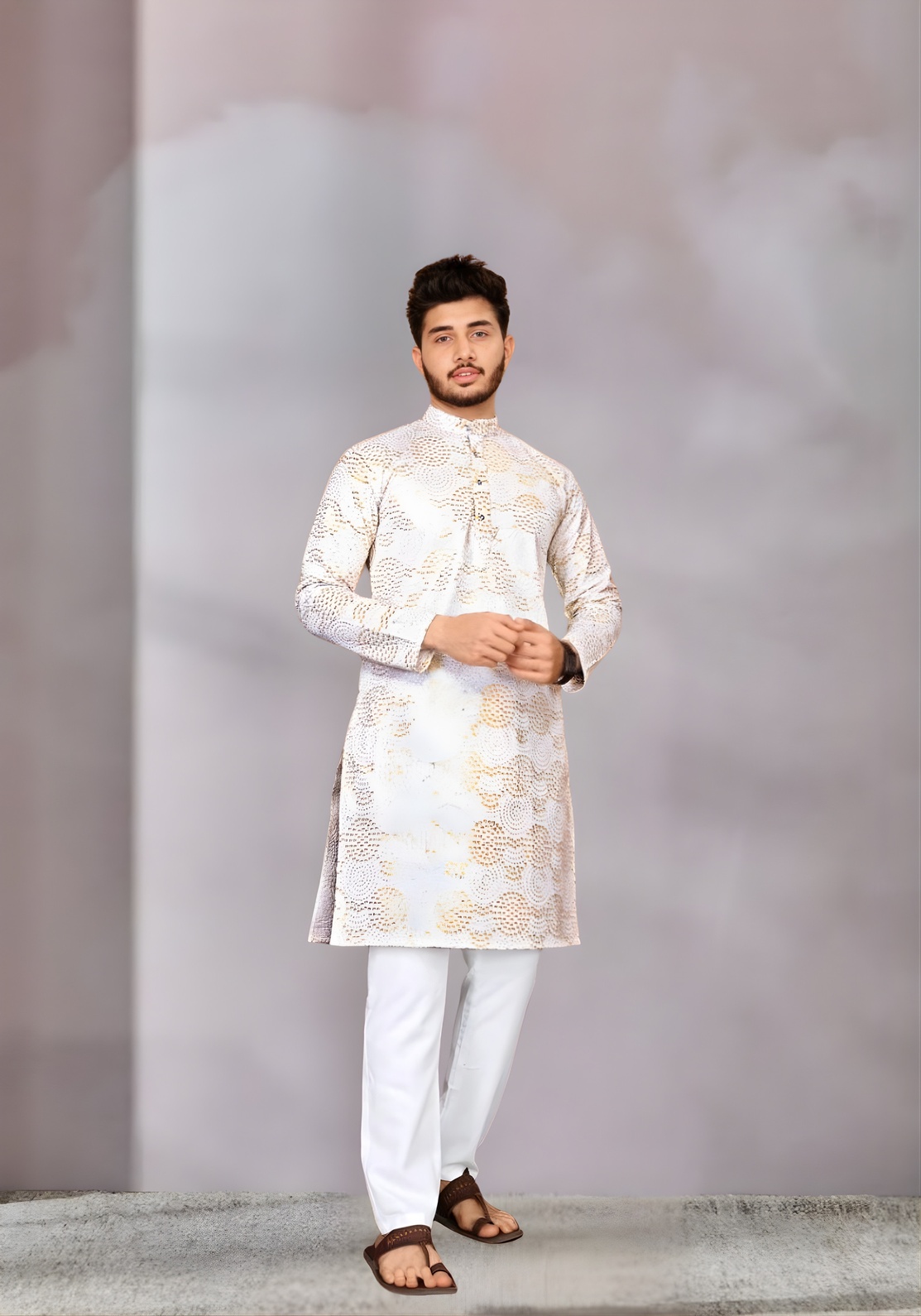 1002 WHITEGOLD Exclusive Mens Kurta Collection