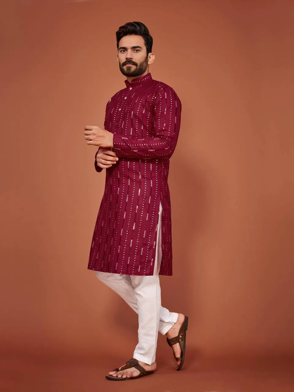 Bazigar Men Kurta pajama  in Pure Soft Cotton For Casual Wear